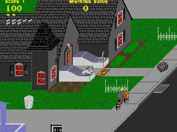 Paperboy (rev 3) screen shot game playing